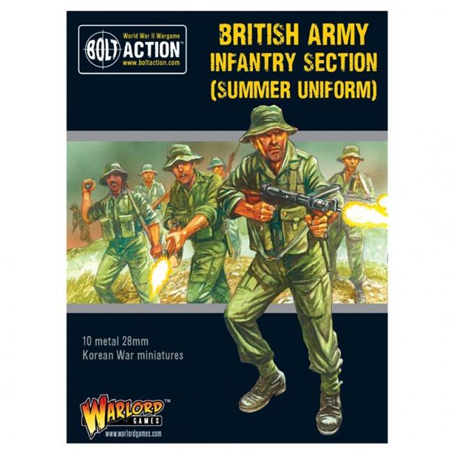 Korean War British Infantry Section (summer) Korea British Warlord Games    | Red Claw Gaming
