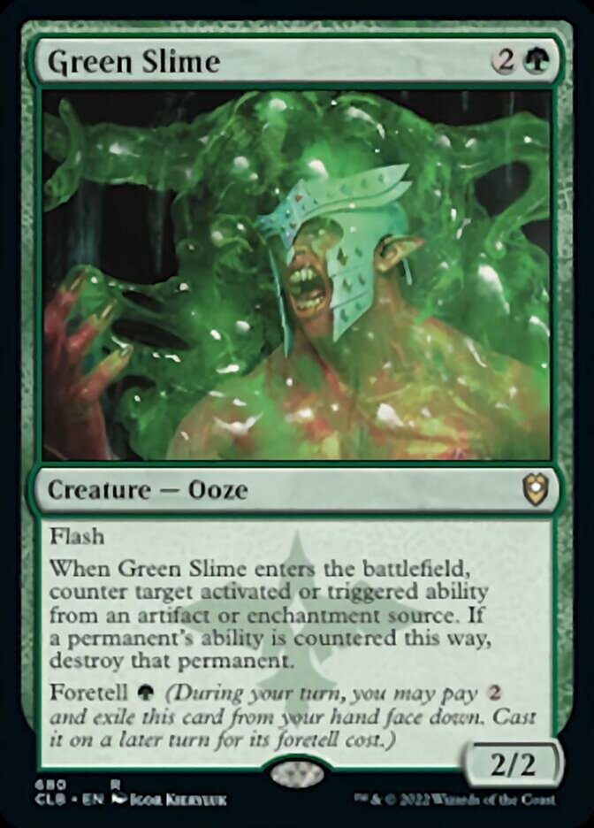 Green Slime [Commander Legends: Battle for Baldur's Gate] MTG Single Magic: The Gathering    | Red Claw Gaming
