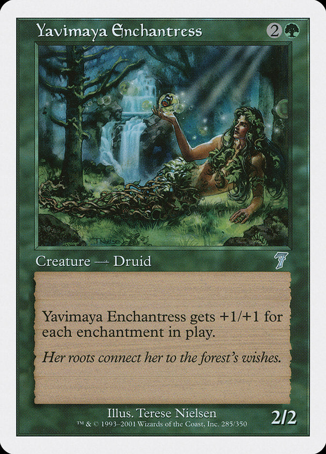 Yavimaya Enchantress [Seventh Edition] MTG Single Magic: The Gathering    | Red Claw Gaming