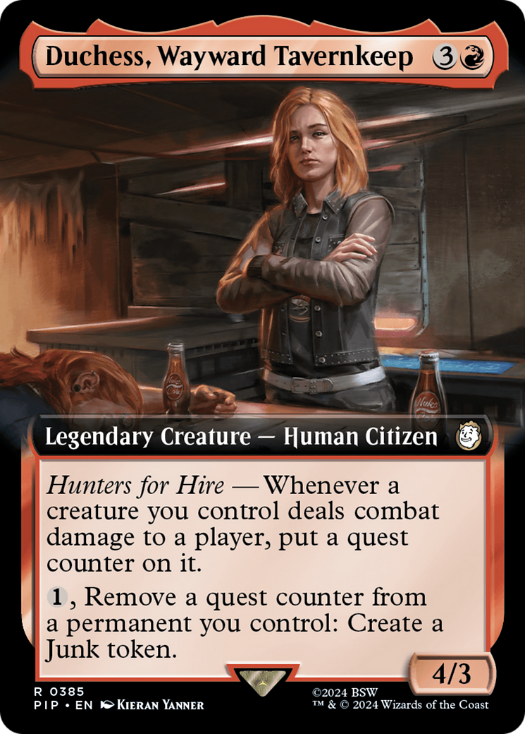 Duchess, Wayward Tavernkeep (Extended Art) [Fallout] MTG Single Magic: The Gathering    | Red Claw Gaming