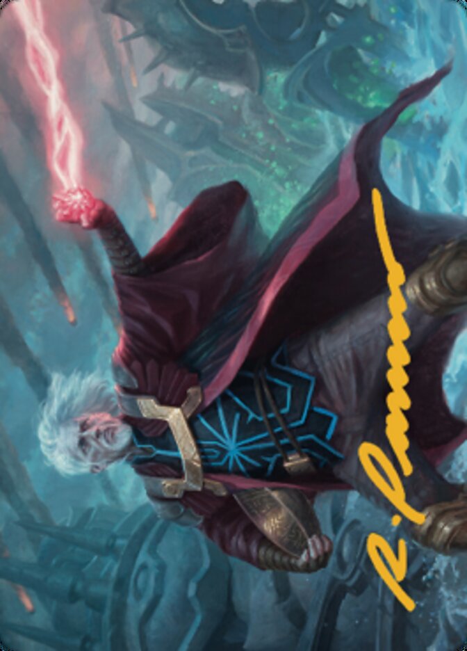 Urza, Lord Protector Art Card (Gold-Stamped Signature) [The Brothers' War Art Series] MTG Single Magic: The Gathering    | Red Claw Gaming