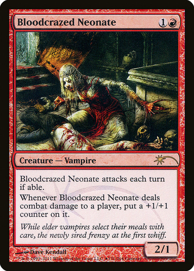 Bloodcrazed Neonate [Wizards Play Network 2011] MTG Single Magic: The Gathering    | Red Claw Gaming