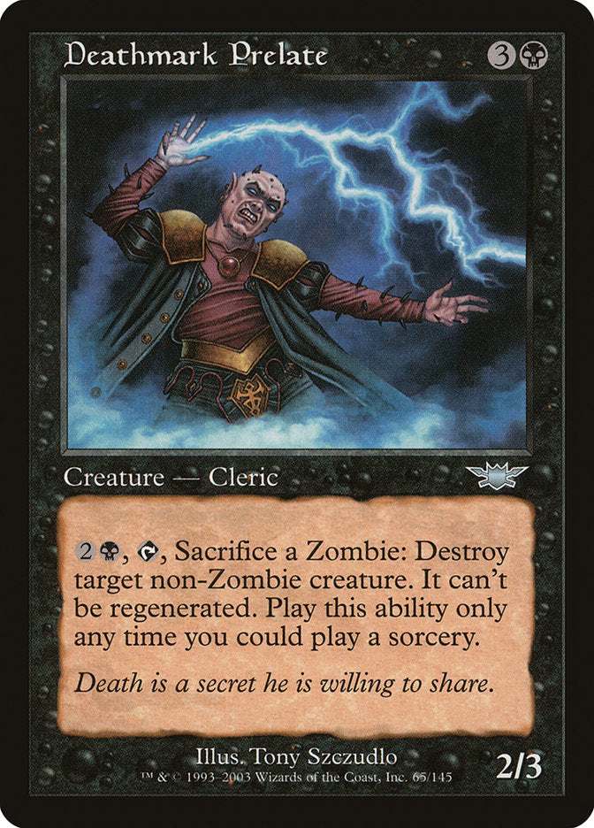 Deathmark Prelate [Legions] MTG Single Magic: The Gathering    | Red Claw Gaming