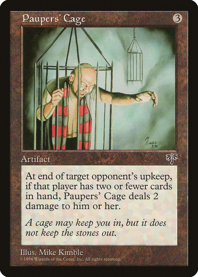 Paupers' Cage [Mirage] MTG Single Magic: The Gathering    | Red Claw Gaming