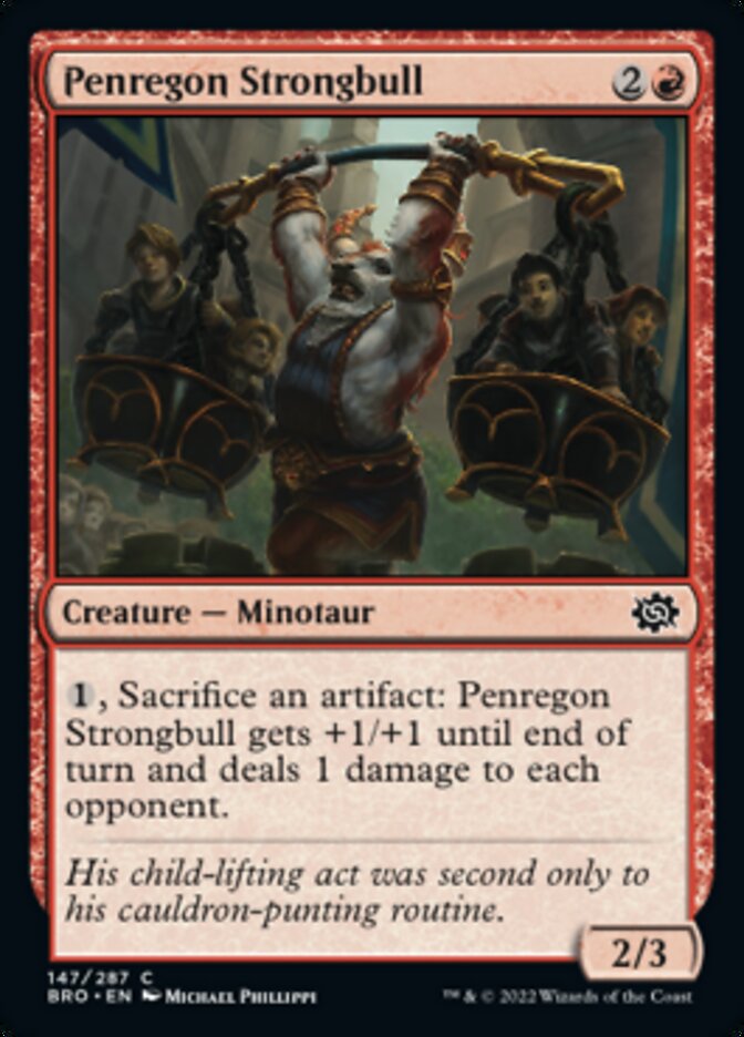 Penregon Strongbull [The Brothers' War] MTG Single Magic: The Gathering    | Red Claw Gaming