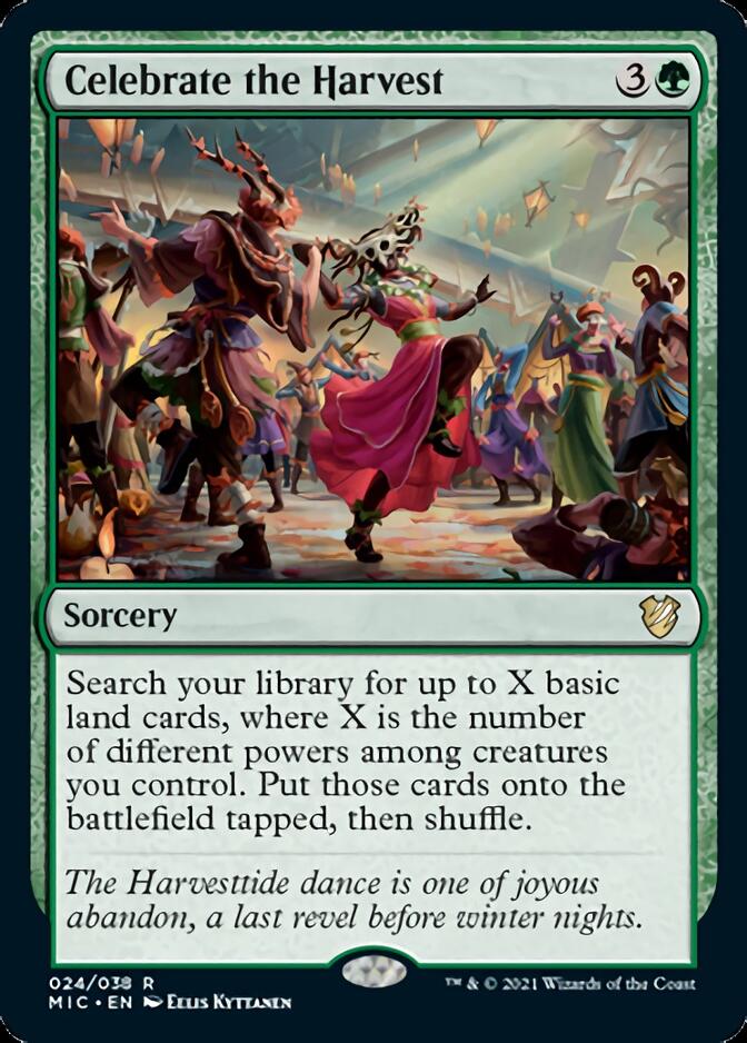 Celebrate the Harvest [Innistrad: Midnight Hunt Commander] MTG Single Magic: The Gathering    | Red Claw Gaming