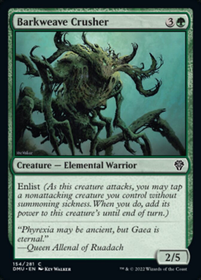 Barkweave Crusher [Dominaria United] MTG Single Magic: The Gathering    | Red Claw Gaming