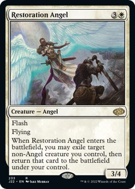 Restoration Angel [Jumpstart 2022] MTG Single Magic: The Gathering    | Red Claw Gaming