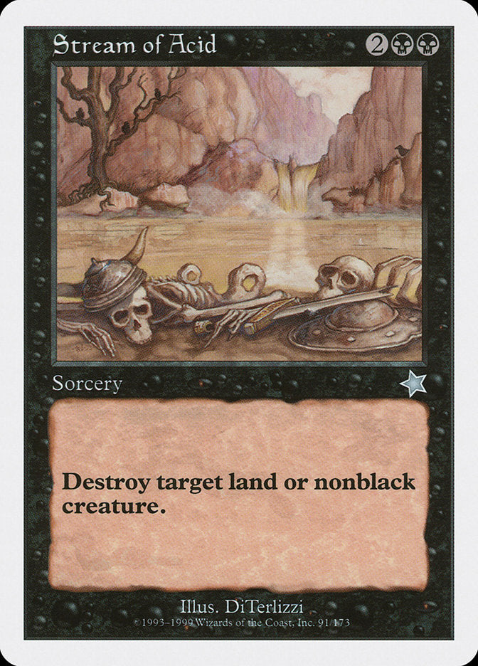 Stream of Acid [Starter 1999] MTG Single Magic: The Gathering    | Red Claw Gaming