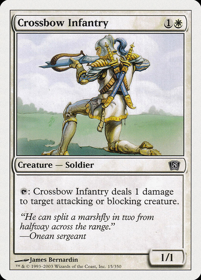 Crossbow Infantry [Eighth Edition] MTG Single Magic: The Gathering    | Red Claw Gaming