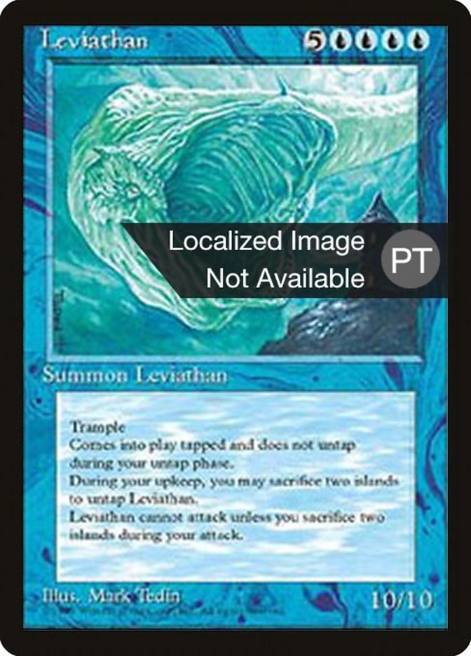 Leviathan [Fourth Edition (Foreign Black Border)] MTG Single Magic: The Gathering    | Red Claw Gaming
