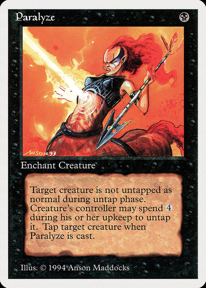 Paralyze [Summer Magic / Edgar] MTG Single Magic: The Gathering    | Red Claw Gaming