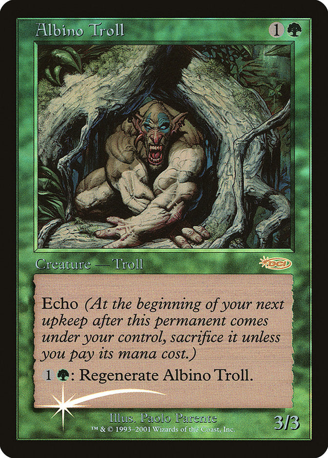 Albino Troll [Friday Night Magic 2002] MTG Single Magic: The Gathering    | Red Claw Gaming