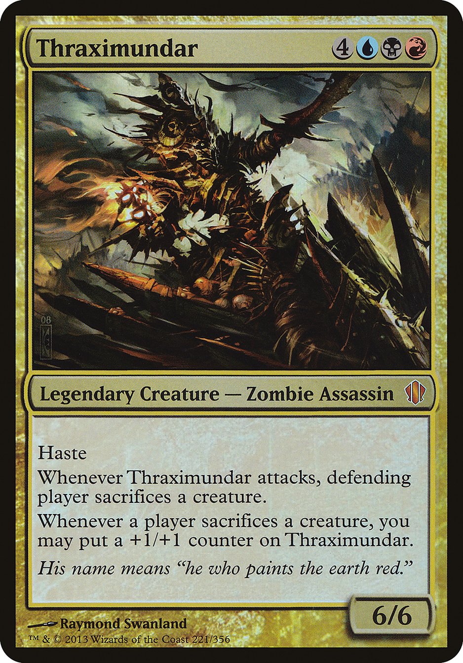 Thraximundar (Oversized) [Commander 2013 Oversized] MTG Single Magic: The Gathering    | Red Claw Gaming
