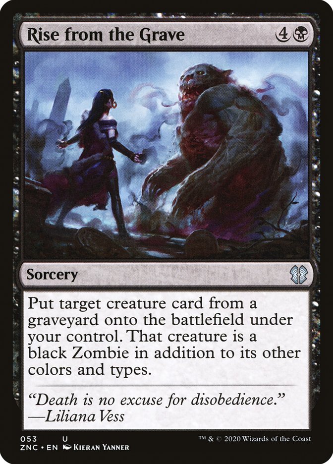 Rise from the Grave [Zendikar Rising Commander] MTG Single Magic: The Gathering    | Red Claw Gaming