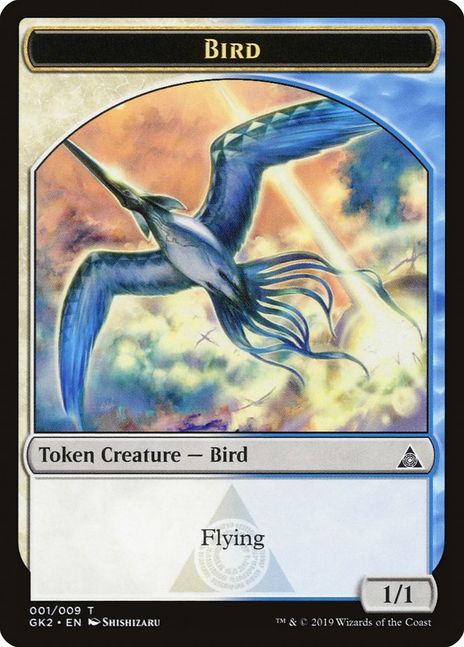 Bird // Thopter Double-Sided Token [Ravnica Allegiance Guild Kit Tokens] MTG Single Magic: The Gathering    | Red Claw Gaming