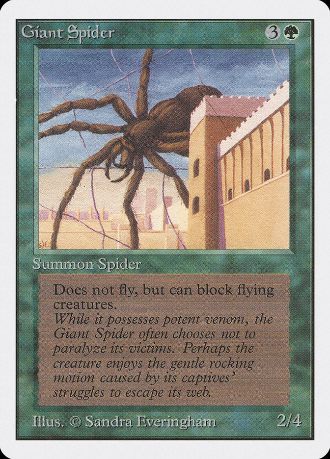 Giant Spider [Unlimited Edition] MTG Single Magic: The Gathering    | Red Claw Gaming