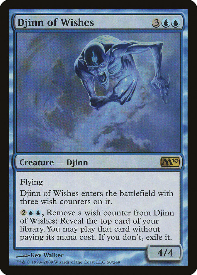 Djinn of Wishes [Magic 2010] MTG Single Magic: The Gathering    | Red Claw Gaming