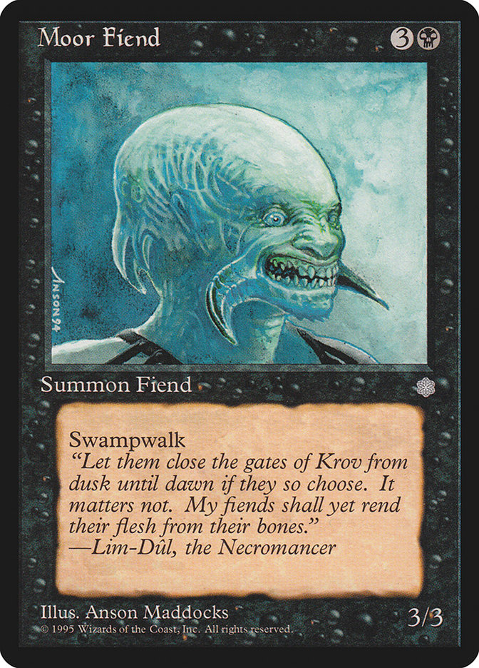 Moor Fiend [Ice Age] MTG Single Magic: The Gathering    | Red Claw Gaming