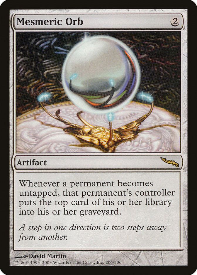 Mesmeric Orb [Mirrodin] MTG Single Magic: The Gathering    | Red Claw Gaming