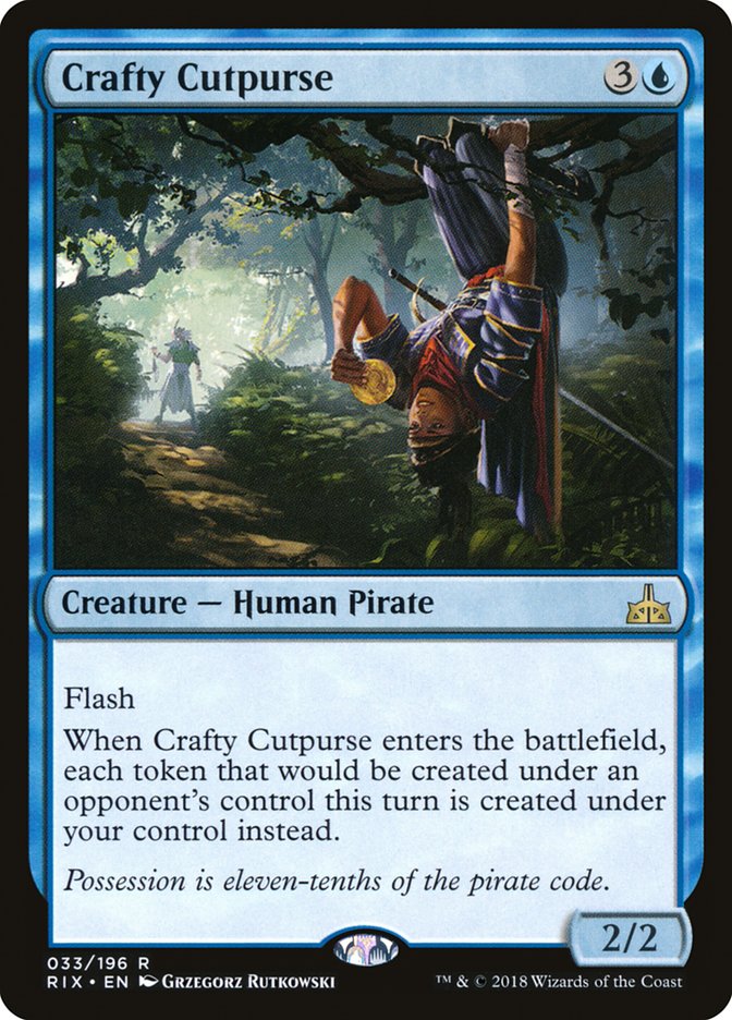 Crafty Cutpurse [Rivals of Ixalan] MTG Single Magic: The Gathering    | Red Claw Gaming