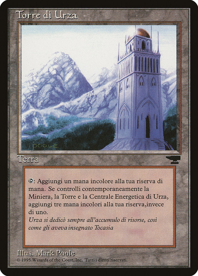 Urza's Tower (Plains) (Italian) - "Torre di Urza" [Rinascimento] MTG Single Magic: The Gathering    | Red Claw Gaming