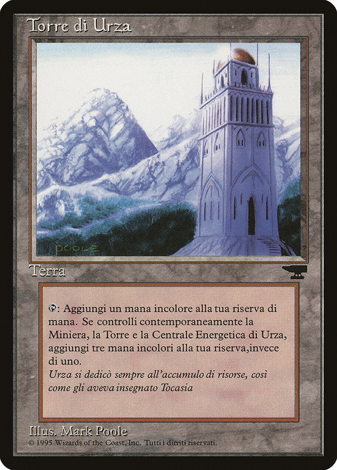 Urza's Tower (Plains) (Italian) - "Torre di Urza" [Rinascimento] MTG Single Magic: The Gathering    | Red Claw Gaming
