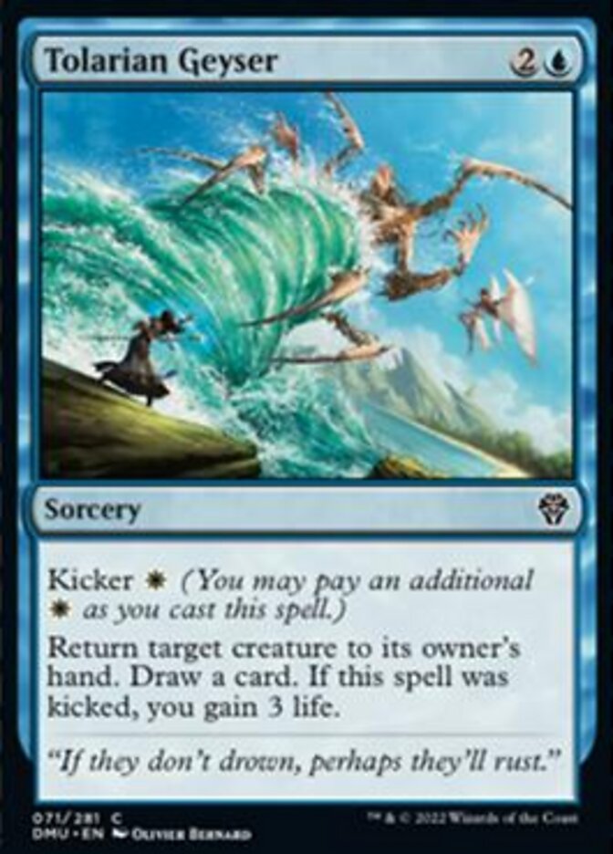 Tolarian Geyser [Dominaria United] MTG Single Magic: The Gathering    | Red Claw Gaming