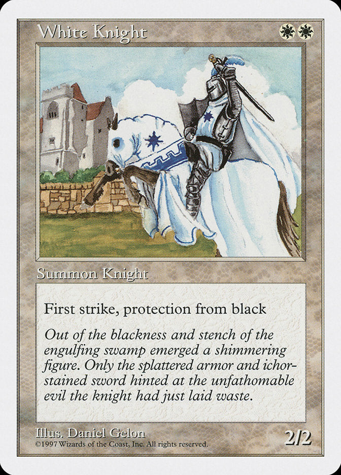 White Knight [Fifth Edition] MTG Single Magic: The Gathering    | Red Claw Gaming