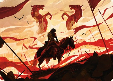 Merry, Esquire of Rohan Art Card [The Lord of the Rings: Tales of Middle-earth Art Series] MTG Single Magic: The Gathering    | Red Claw Gaming