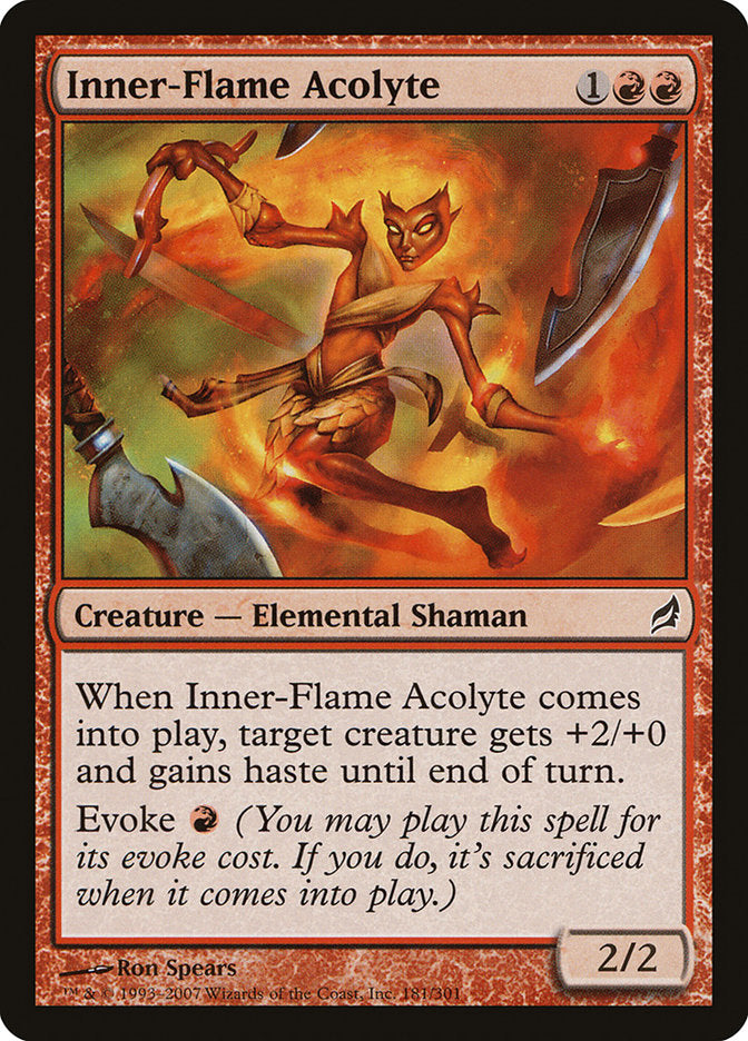 Inner-Flame Acolyte [Lorwyn] MTG Single Magic: The Gathering    | Red Claw Gaming