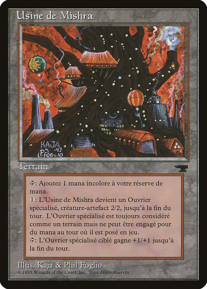 Mishra's Factory (French) - "Usine de Mishra" [Renaissance] MTG Single Magic: The Gathering    | Red Claw Gaming
