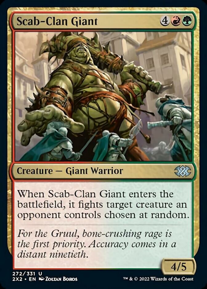 Scab-Clan Giant [Double Masters 2022] MTG Single Magic: The Gathering    | Red Claw Gaming