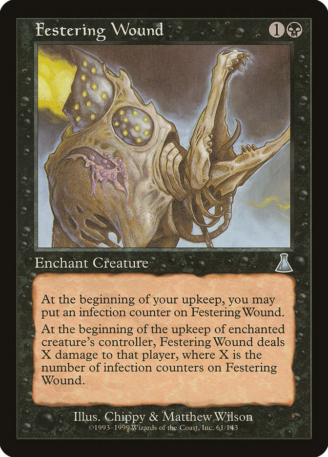 Festering Wound [Urza's Destiny] MTG Single Magic: The Gathering    | Red Claw Gaming