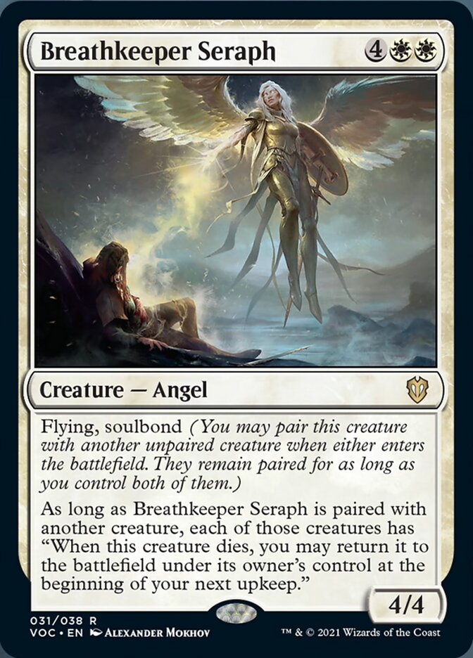 Breathkeeper Seraph [Innistrad: Crimson Vow Commander] MTG Single Magic: The Gathering    | Red Claw Gaming