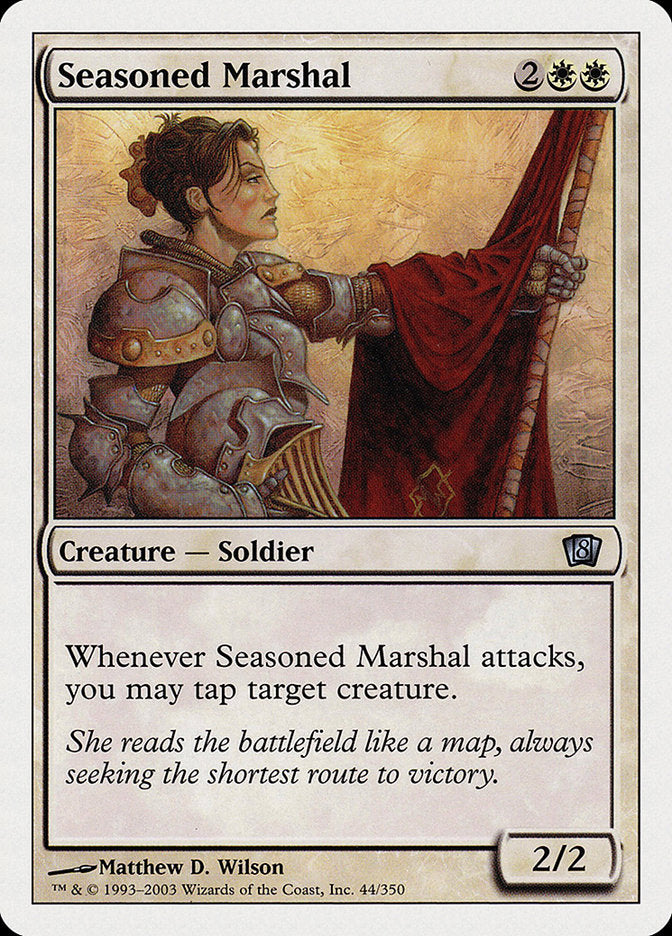 Seasoned Marshal [Eighth Edition] MTG Single Magic: The Gathering    | Red Claw Gaming