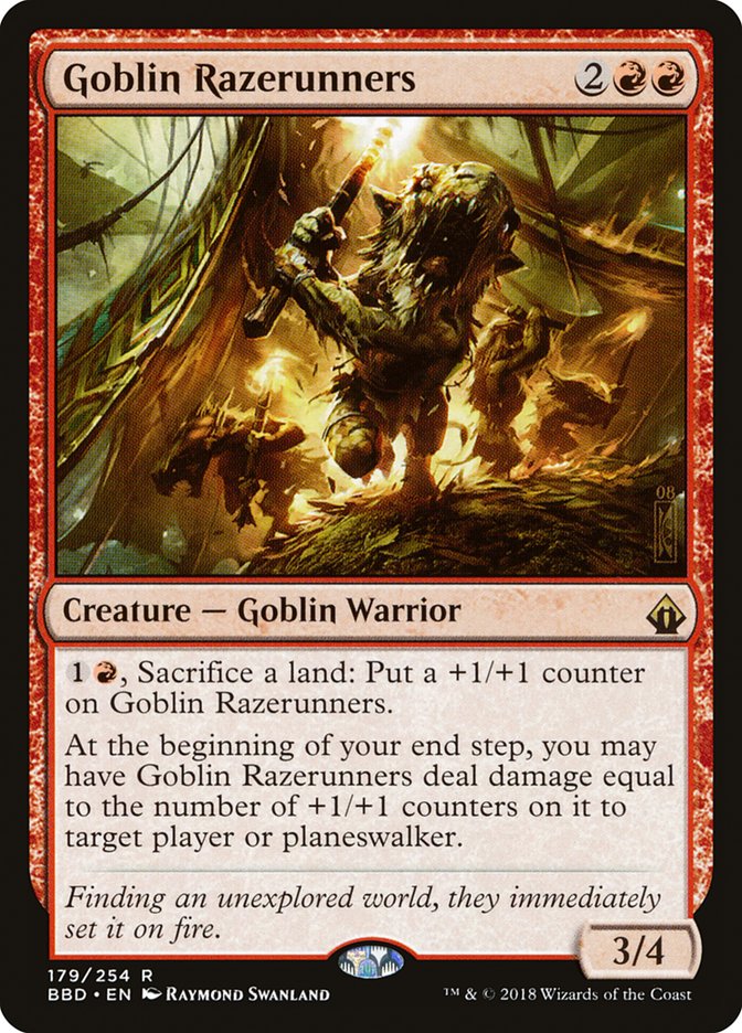 Goblin Razerunners [Battlebond] MTG Single Magic: The Gathering    | Red Claw Gaming