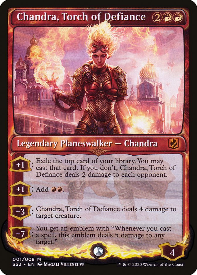 Chandra, Torch of Defiance [Signature Spellbook: Chandra] MTG Single Magic: The Gathering    | Red Claw Gaming