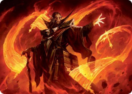 Plargg, Dean of Chaos Art Card [Strixhaven: School of Mages Art Series] MTG Single Magic: The Gathering    | Red Claw Gaming