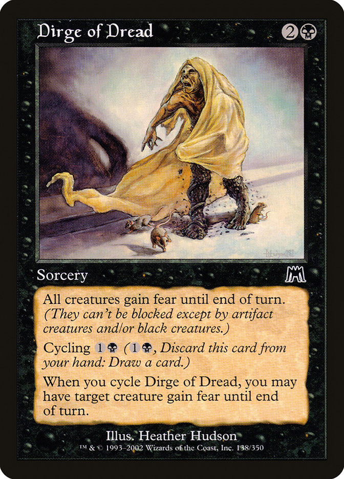 Dirge of Dread [Onslaught] MTG Single Magic: The Gathering    | Red Claw Gaming