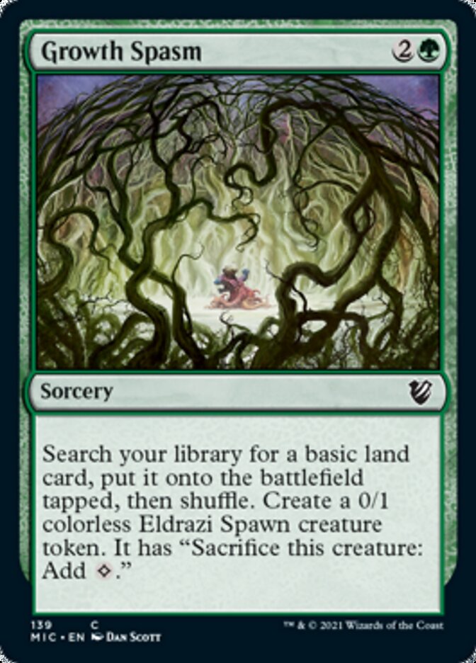 Growth Spasm [Innistrad: Midnight Hunt Commander] MTG Single Magic: The Gathering    | Red Claw Gaming