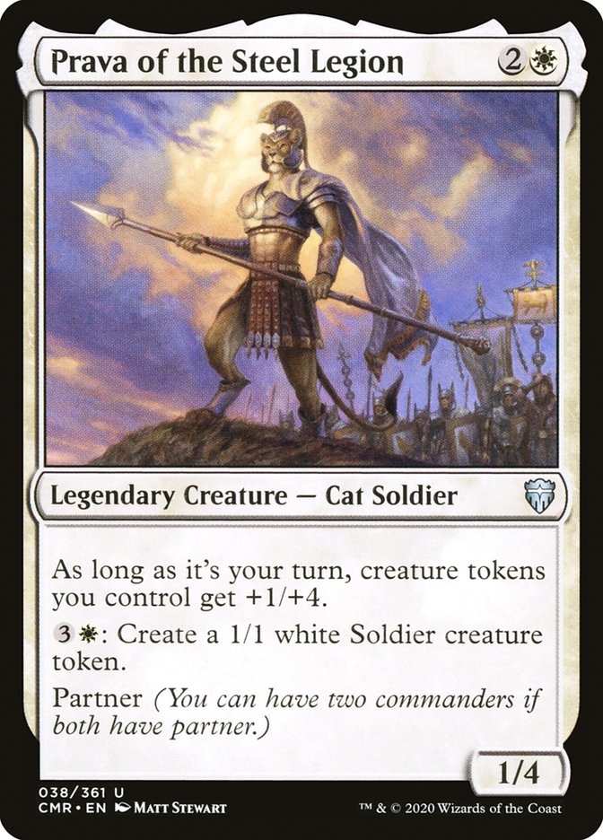 Prava of the Steel Legion [Commander Legends] MTG Single Magic: The Gathering    | Red Claw Gaming