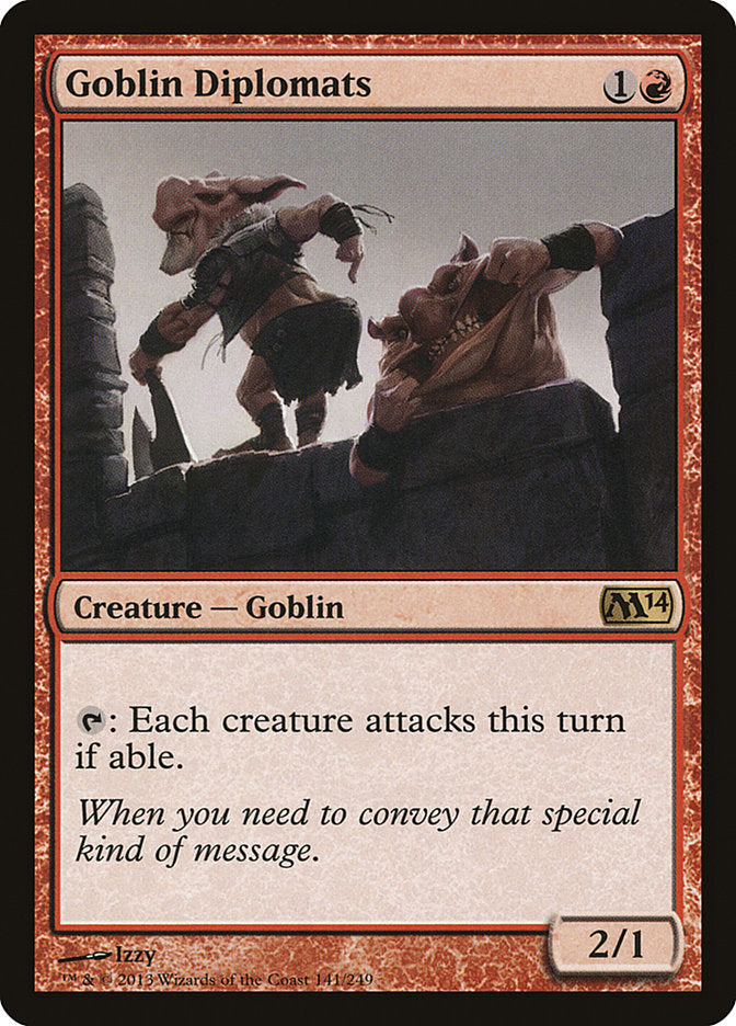 Goblin Diplomats [Magic 2014] MTG Single Magic: The Gathering    | Red Claw Gaming