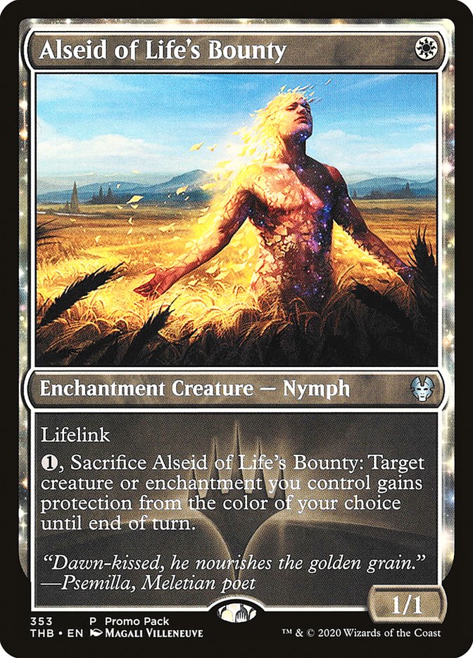 Alseid of Life's Bounty (Promo Pack) [Theros Beyond Death Promos] MTG Single Magic: The Gathering    | Red Claw Gaming