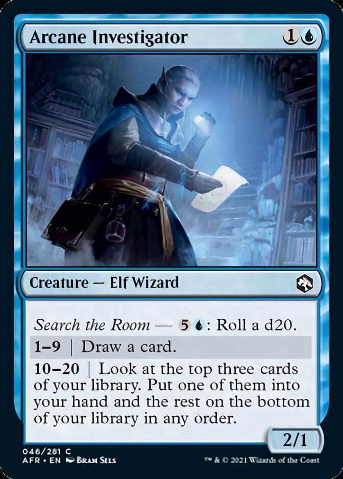 Arcane Investigator [Dungeons & Dragons: Adventures in the Forgotten Realms] MTG Single Magic: The Gathering    | Red Claw Gaming
