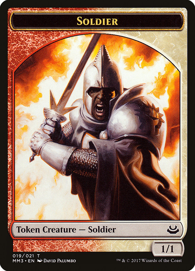 Soldier Token (019/021) [Modern Masters 2017 Tokens] MTG Single Magic: The Gathering    | Red Claw Gaming