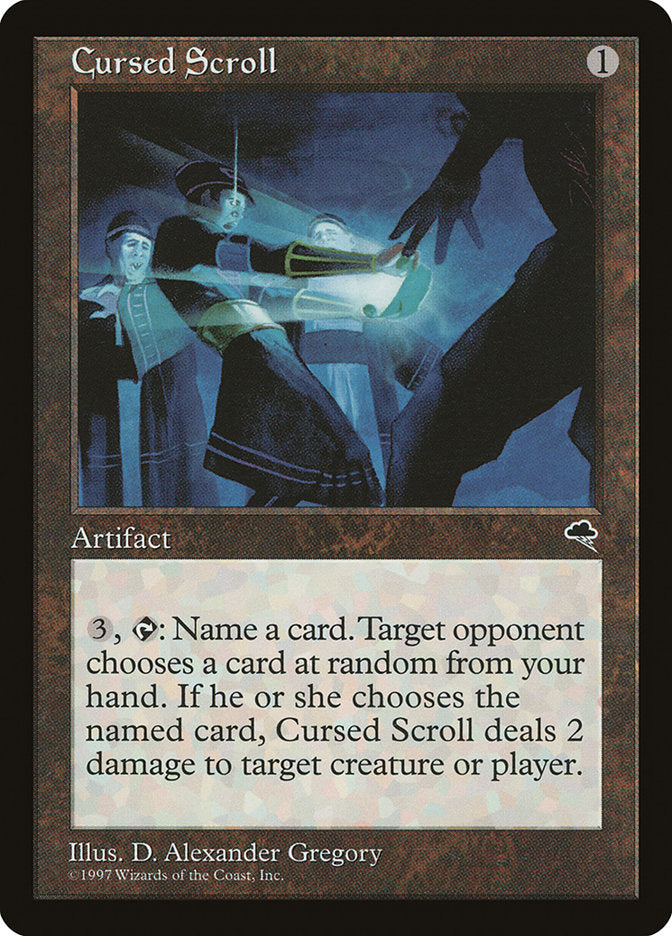 Cursed Scroll [Tempest] MTG Single Magic: The Gathering    | Red Claw Gaming