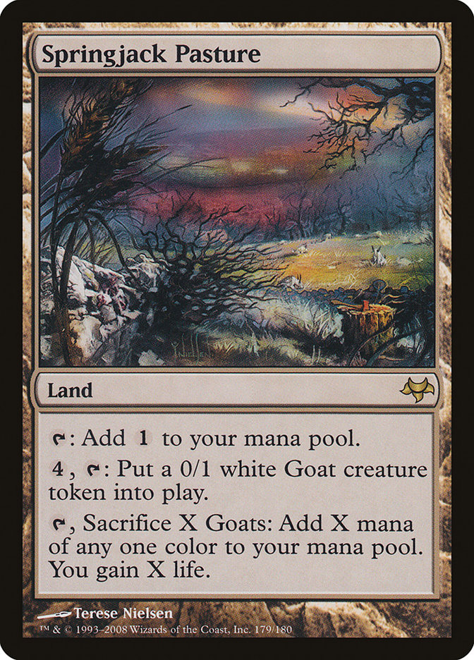 Springjack Pasture [Eventide] MTG Single Magic: The Gathering    | Red Claw Gaming