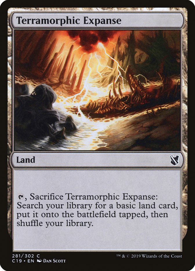 Terramorphic Expanse [Commander 2019] MTG Single Magic: The Gathering    | Red Claw Gaming