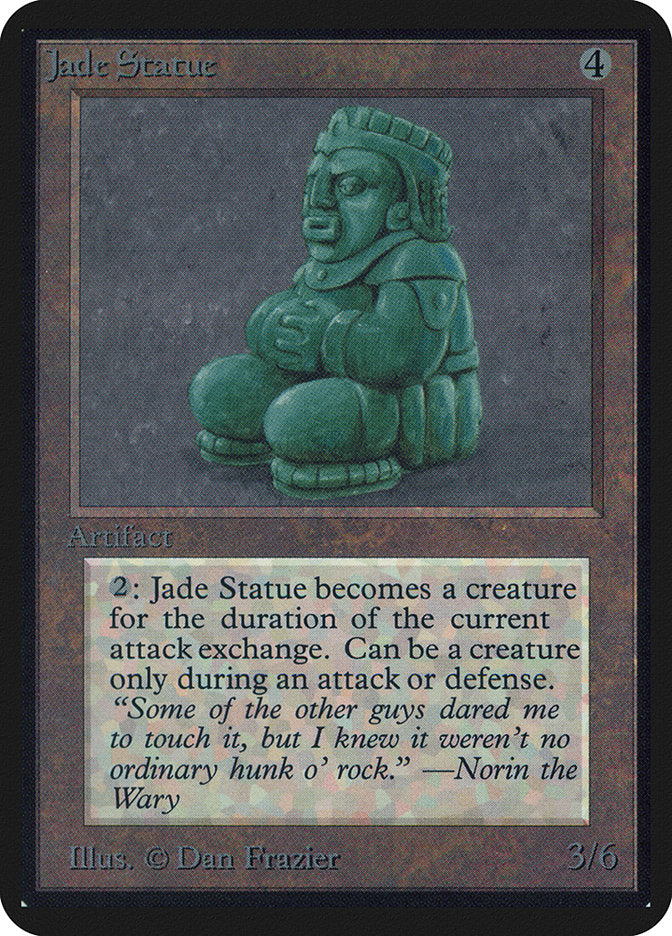 Jade Statue [Alpha Edition] MTG Single Magic: The Gathering    | Red Claw Gaming